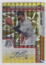 2022 Mosaic Rookie Choice Fusion Red & Yellow Prizm 51/88 Jack Lopez Auto 0a6