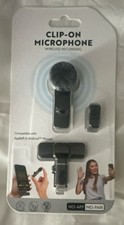 Wireless USB-C Lavalier Microphone Clip-On for Apple / Android Plug and Play