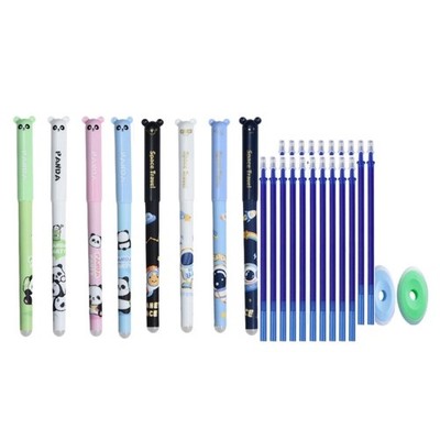 Erasable Gel Pen with Refills Erasers 0.5mm Needle Tip for Writing Journaling
