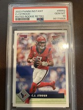 2023 Panini Instant CJ Stroud RC Donruss Rated Rookies Retro PSA 10 