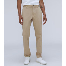 NWT Everlane Uniform Straight Fit Performance Chino Pant Khaki Men's 32 x 32 NEW