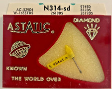 Astatic N314-sd Diamond Vintage Needle Record Player Turntable Stylus NEW