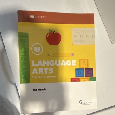 LIFEPAC Language Arts 1st Grade Unit 1 Student Book + Teacher's Guide Part 1&2