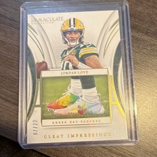 Panini Immaculate 2025 Cleat Impressions Jordan Love #CIS-JLE /22 Packers