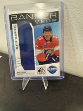 25-26 Carter Verhaegh Global Series Banner Year SP Game Used