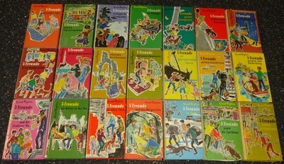 21x FÜNF FREUNDE (komplett) *Enid Blyton* 1950/60er Jahre GUTER ZUSTAND