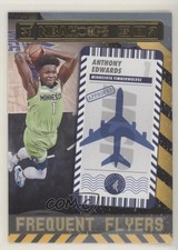 2021-22 Panini NBA Hoops Frequent Flyers Winter Anthony Edwards #7 08uw