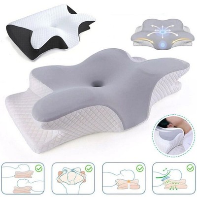Memory Foam Kissen Nackenkissen Kopfkissen Anti Schnarch Kissen Nackenstützkisse