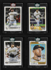 (x4) Topps Archives Signature Series Joe Musgrove 4-Card Auto Lot - Padres!