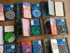 Lot of 14 Long Box Philips CD-I CDI w/slipcovers some discs have minor scratches