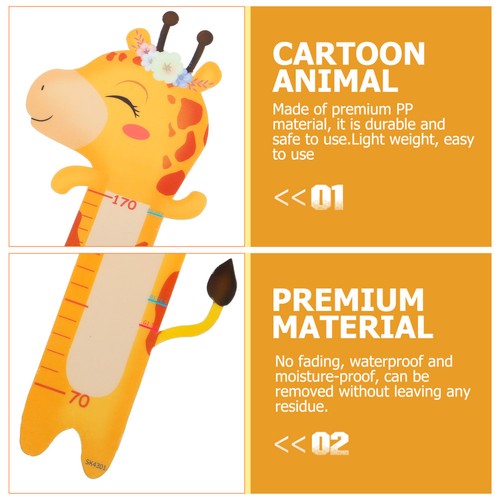 Height Chart Wall Sticker Measurement Handing Ruler Decor for Kids - Imagen 8 de 12