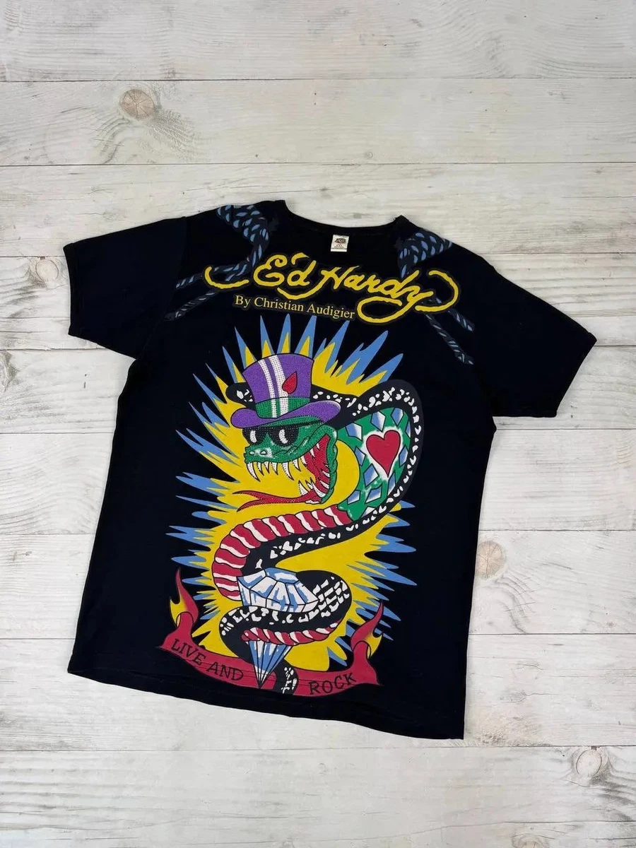 Preços baixos em Ed Hardy camisetas masculinas | eBay