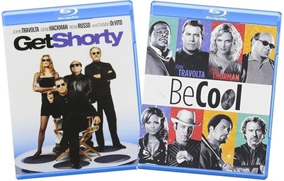 Get Shorty + Be Cool Blu-ray Bundle | John Travolta Comedy Crime Movies 2-Pack