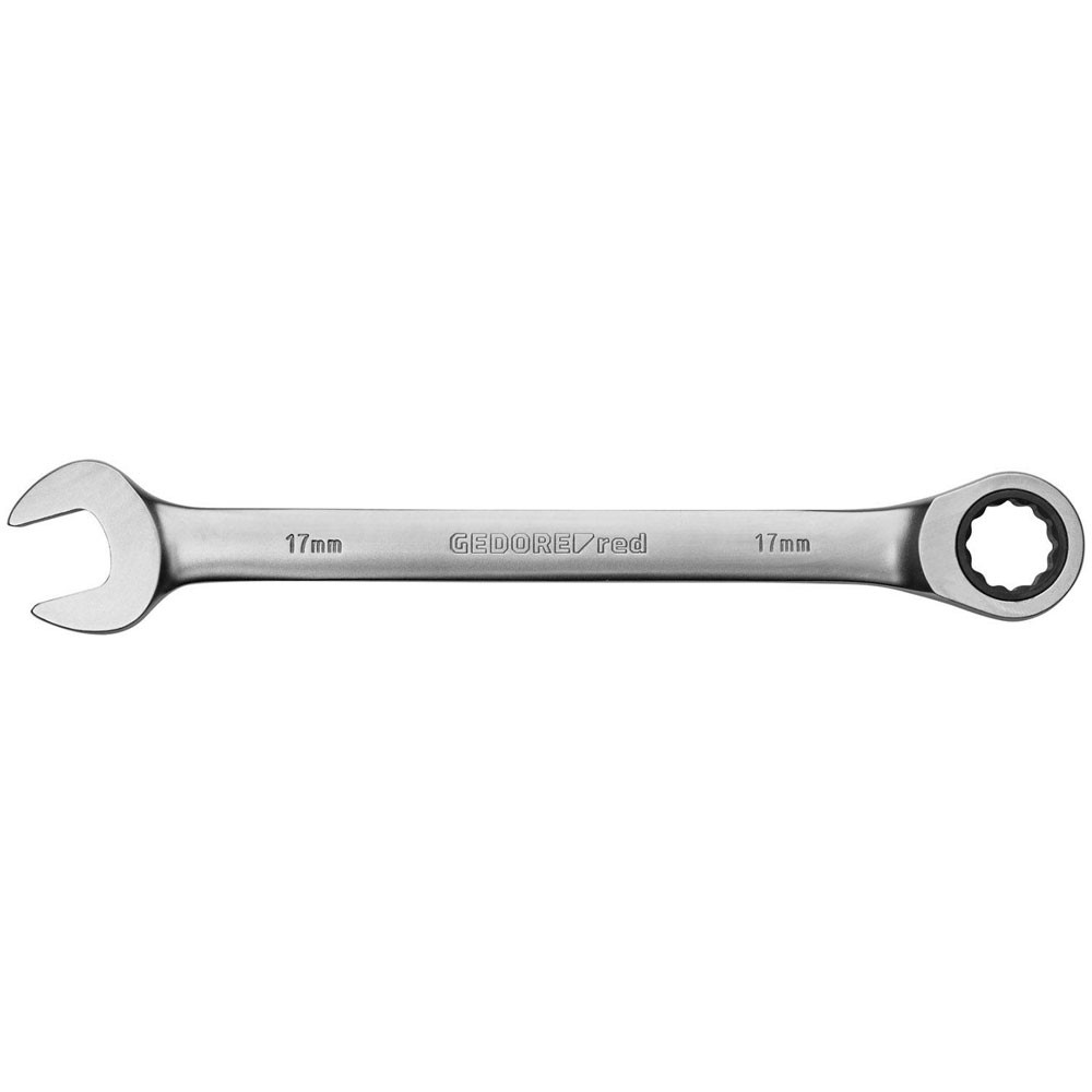 Gedore RED Combination Ratchet Wrench 15 mm length 200 mm