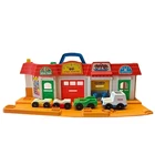 Vintage 1980 Fisher-Price Play Family Little People Main Street Starter Set
