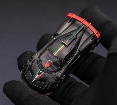 CmModel 1:64 Pagani Imo block red matte dry carbon Italian latte alloy car model