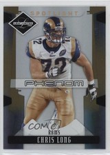2008 Leaf Limited Phenoms Spotlight Gold 40/49 Chris Long #217 h8k