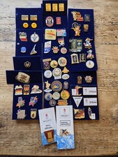 Vintage Rare Joblot Bundle - 63  x SUMMER & WINTER OLYMPICS Pin Badges