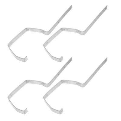 4 Pcs Eiserne Regenrinnenhalter Dachrinnenhalterungen Regenrinnenstützen