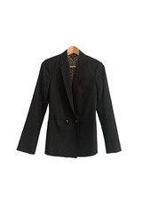 Paul Smith Black Label Double Breasted Jacket Black Eu40 Uk8