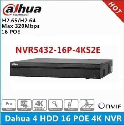 Dahua 16/32/64 Kanal 1.5U 16 PoE NVR 4K & H.265 Pro Netzwerk Videorecorder