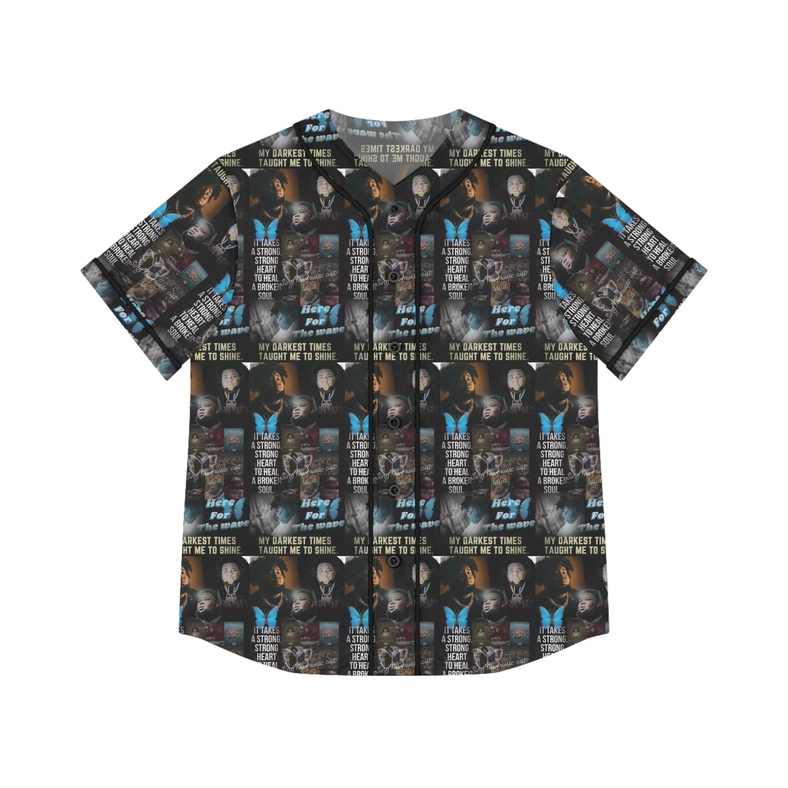 rod wave baseball jersey for women