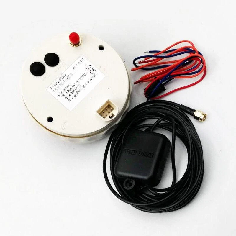 Velocímetro GPS 0-80 MPH 0-120 km/h Odómetro de velocidad Medidor de viaje Pantalla LCD IP67 Foto 3 de 4