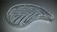 Waterford Crystal Leaf Paisley Vanity Tray Di...