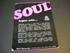 BELL 1967 SOUL Promo Ad VAN DYKES Allen Toussaint BETTY HARRIS Mr. Bo EMPORERS