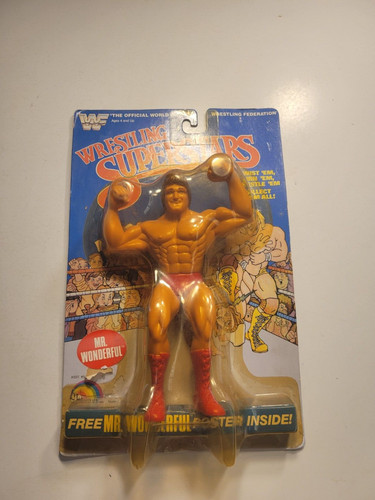 Vintage 1985 LJN WWF Wrestling Mr Wonderful On Car...