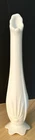 Fenton Milk Glass Cactus Agave Pattern Swung Bud Vase 9.5” tall Nice