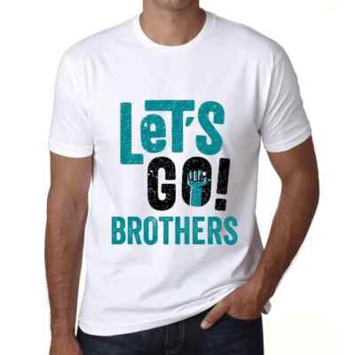 Herren Grafik T-Shirt Auf geht's Brüder   Let's Go Brothers   Öko-Verantwortlich