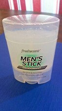  24 DEODORANT 2.25 OUNCE MEN'S FRESH SCENT TRAVEL SIZE  54 TOTAL OUNCES 