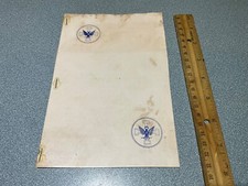 Masonic Pamphlet  Masons Freemasonry CUBA 1950 EULOGY FLAG 100yrs  ANNIVERSARY