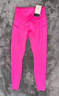 Women s S Small ~ Nike Go Leggings Firm-Support High-Waisted Full-Length Pockets