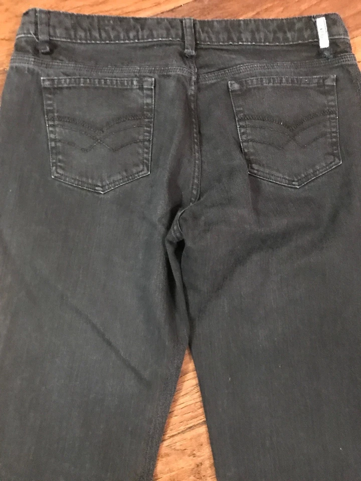 Pantalones de mezclilla para mujer Jelessy negros bootcut talla 31 X 33 (w33) Foto 4 de 4