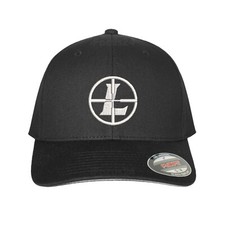 Gorra Leupold Logo Bordada Ajustada Flexfit Negra Defensa Táctica Gorra de Papá