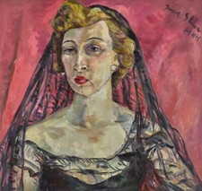 Stella, Lady Bailey : Irma Stern : 1944 : Archival Quality Art Print