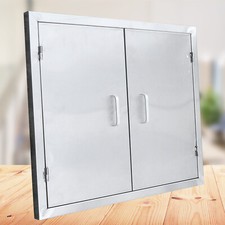 Stainless Steel Double Door Access Outdoor Ki...