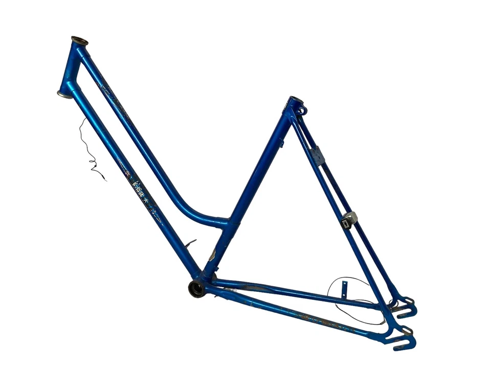 Klasse Fahrradrahmen Stahl RH 53cm 28" Blau Hebie-Trumpf Oldtimer W.Germany - Bild 3 von 4