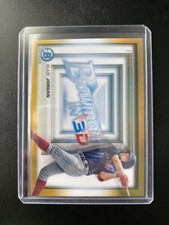2022 Bowman Chrome Bowman in 3D Gold Refractors #B3D7 Blaze Jordan Red Sox