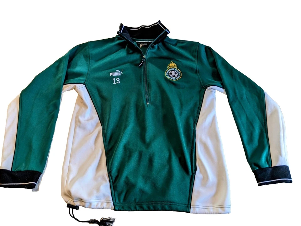 Chaqueta de fútbol Puma NC para hombre talla pequeña Charlotte FC United fútbol 1/4 cremallera #13 EE. UU. Foto 3 de 4