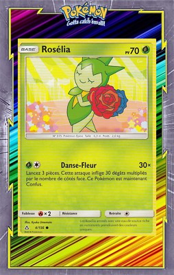 Rosélia - SL05:Ultra Prisma - 4/156 - Neue Französische Pokemon Karte