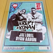 KREPT & KONAN @ IBIZA ROCKS 2023 - IBIZA CLUB POSTERS - DJ UK GRIME DANCE MUSIC