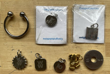 Lot of 7 WW Weight Watchers weight loss charms and ring