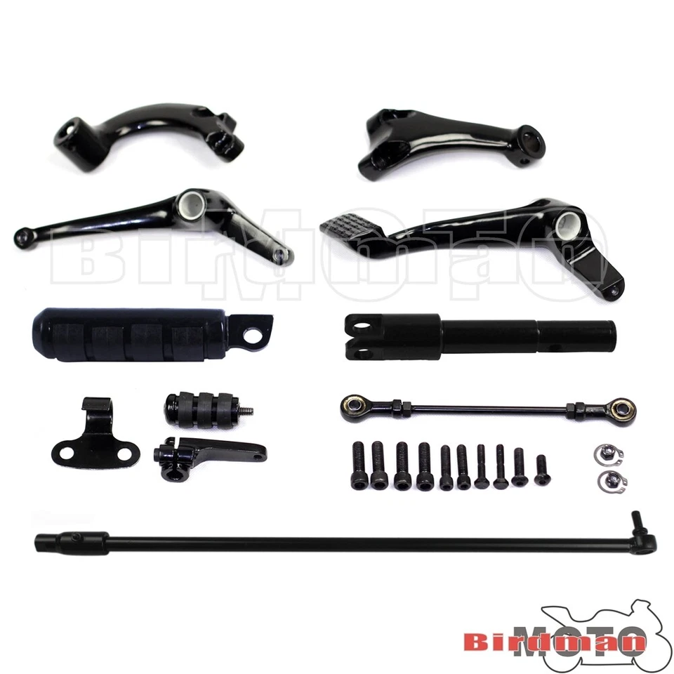 Forward Controls Pegs Levers Linkages Kit For Harley XL Sportster 1200 883 14-18 - Image 2 of 4