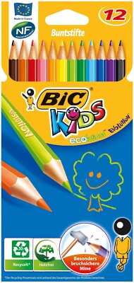 Bic Kids 12 Farbstifte Buntstifte ecolutions Evolution