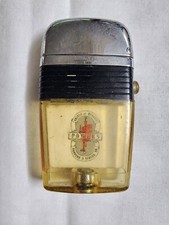 Vintage Scripto Vu-Lighter Lighter Powers Roofing & Siding Co. RARE