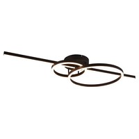 Trio Leuchten Montilla Led-Deckenleuchte Deckenlampe Metall Schwarz 100 X 40 Cm