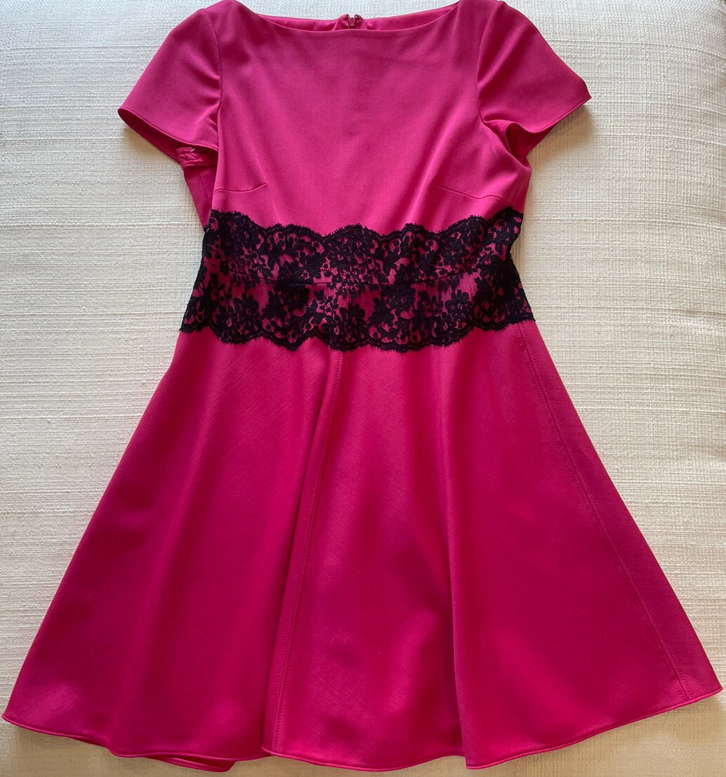 Abito VALENTINO Technocouture rosa Taglia: 12 UK